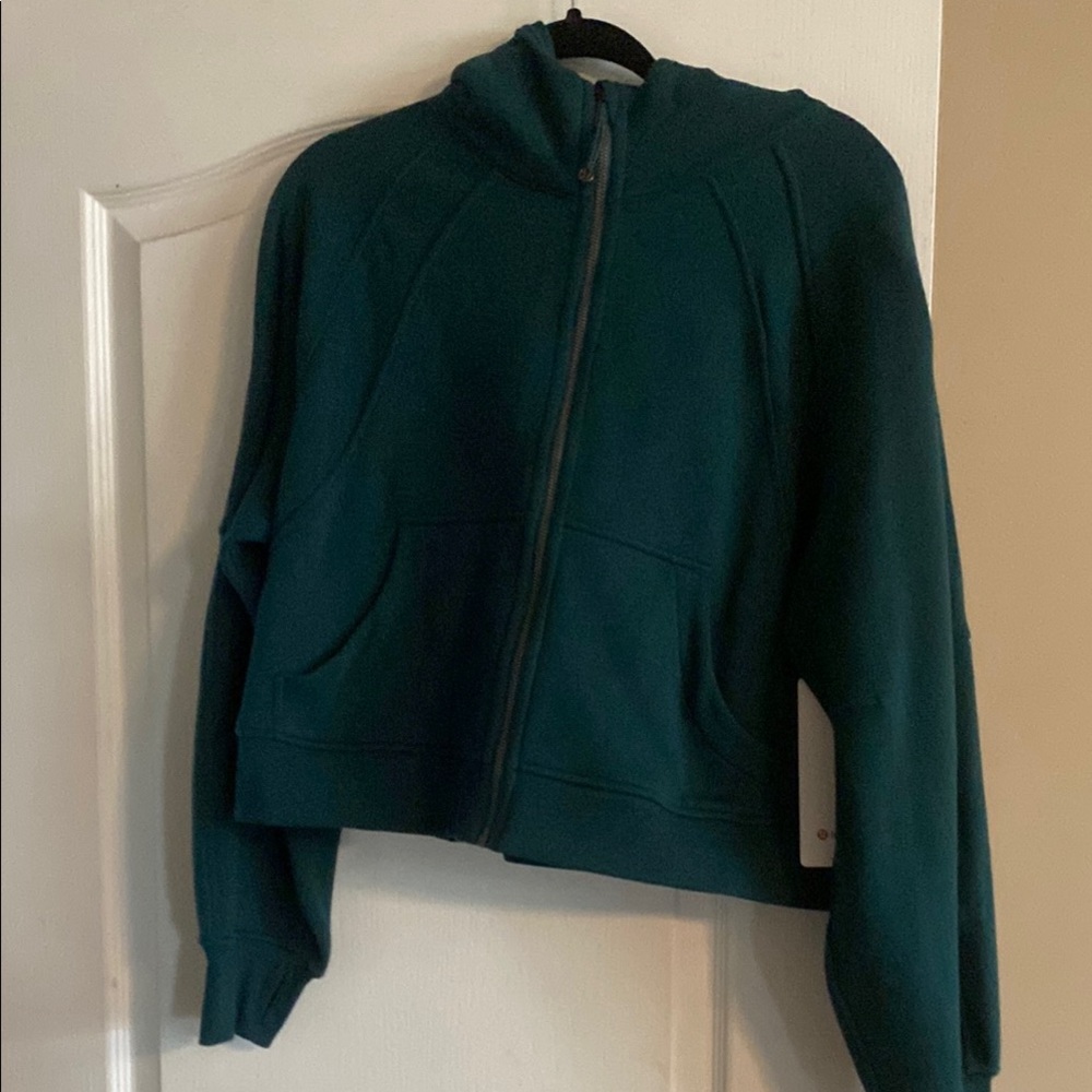 lululemon athletica Green Scuba Oversized Full Zip Jacket